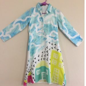 Sky theme dress